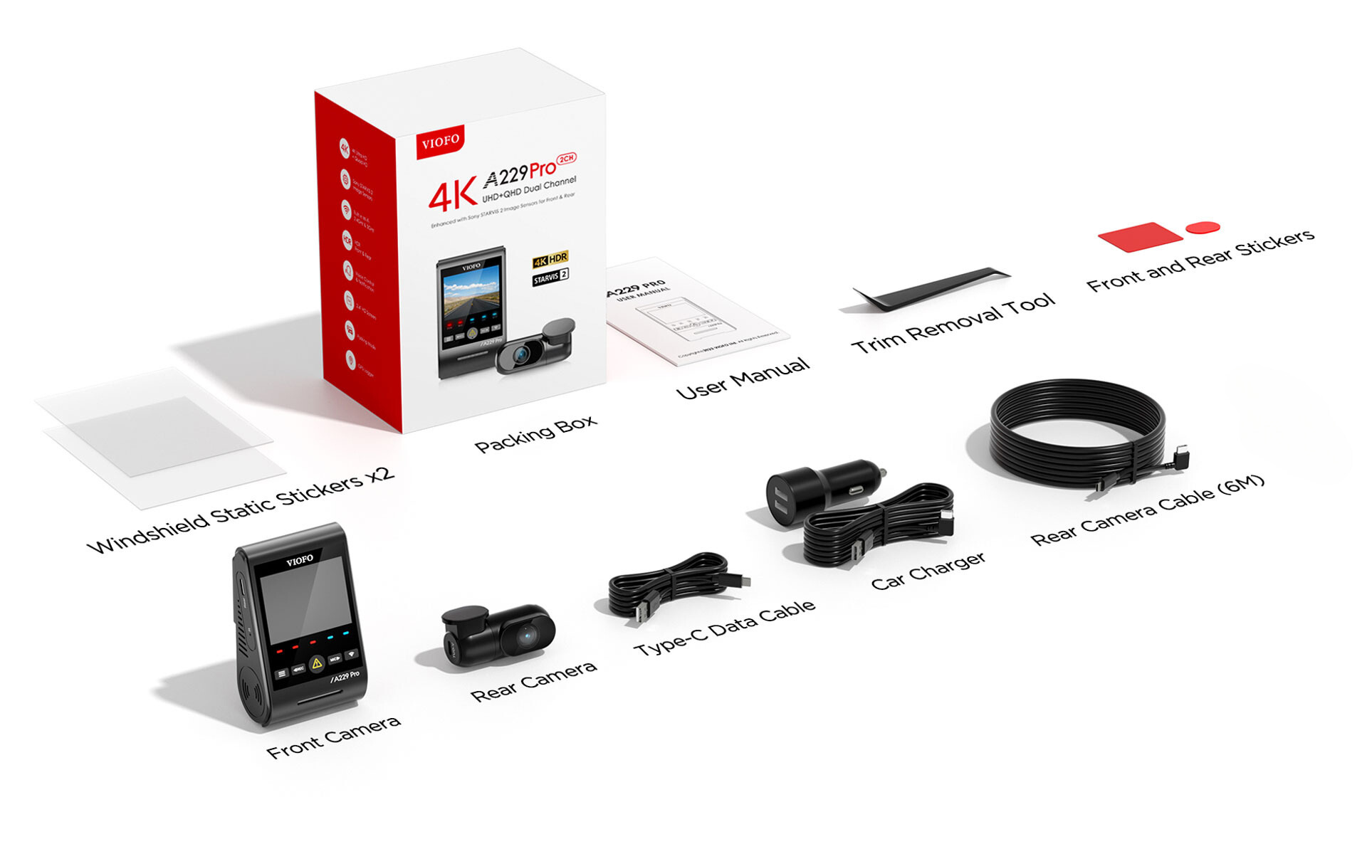 داش كام Viofo A229 Pro 4K