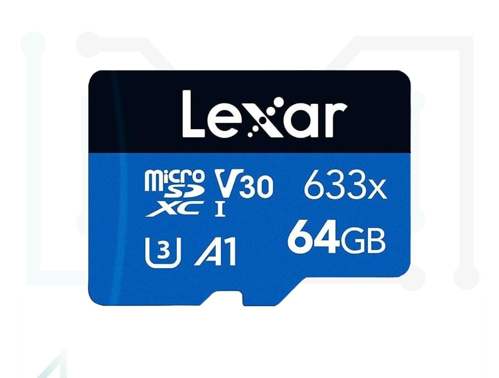 كرت ذاكرة 64 جيجا للداش كام من Lexar