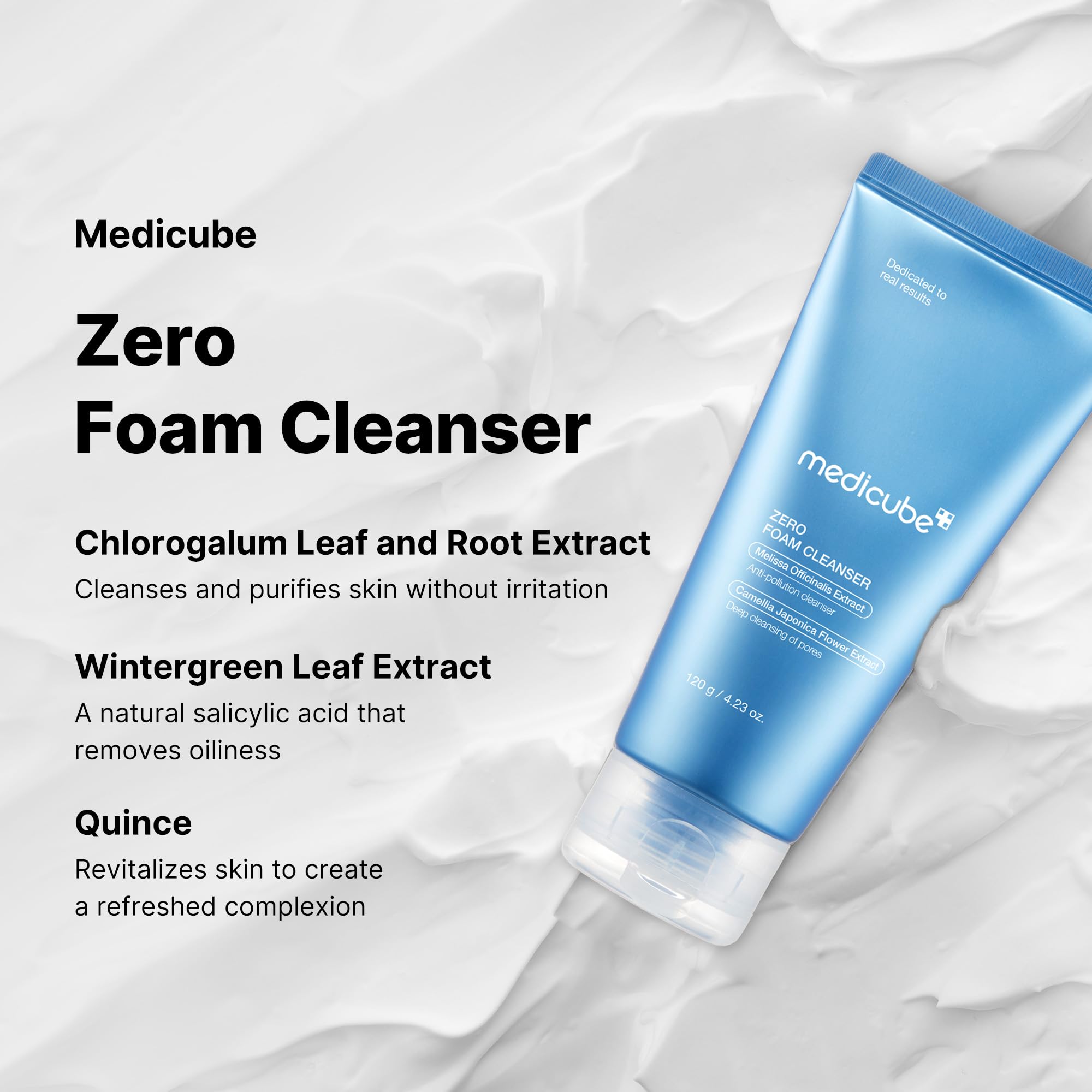 Veido prausiklis švariai ir subalansuotai odai „Zero Foam Cleanser“