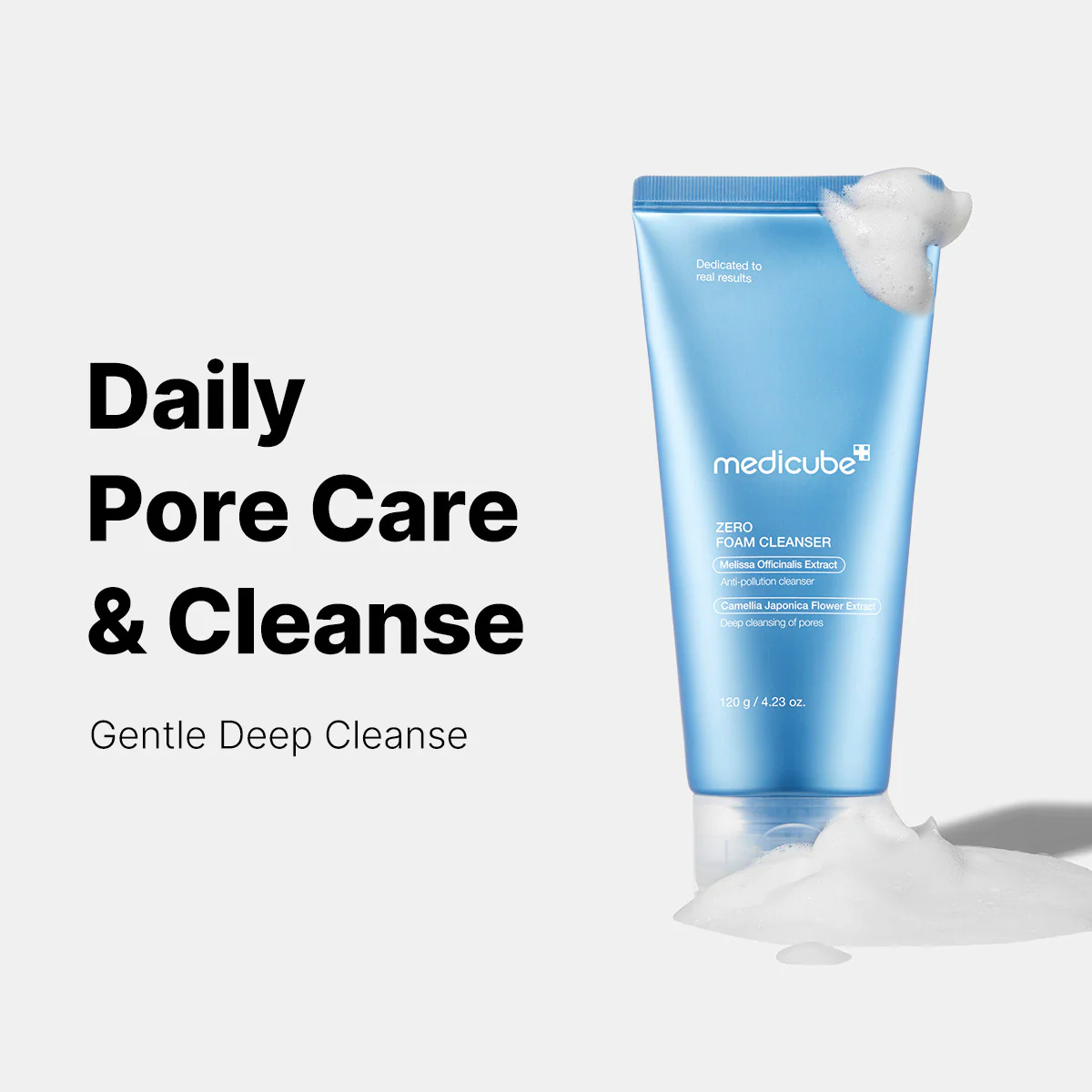 Veido prausiklis švariai ir subalansuotai odai „Zero Foam Cleanser“
