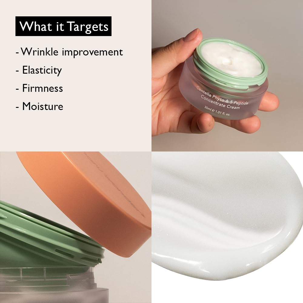 Veido kremas "Centella Phyto & 5 Peptide Concentrate Cream"