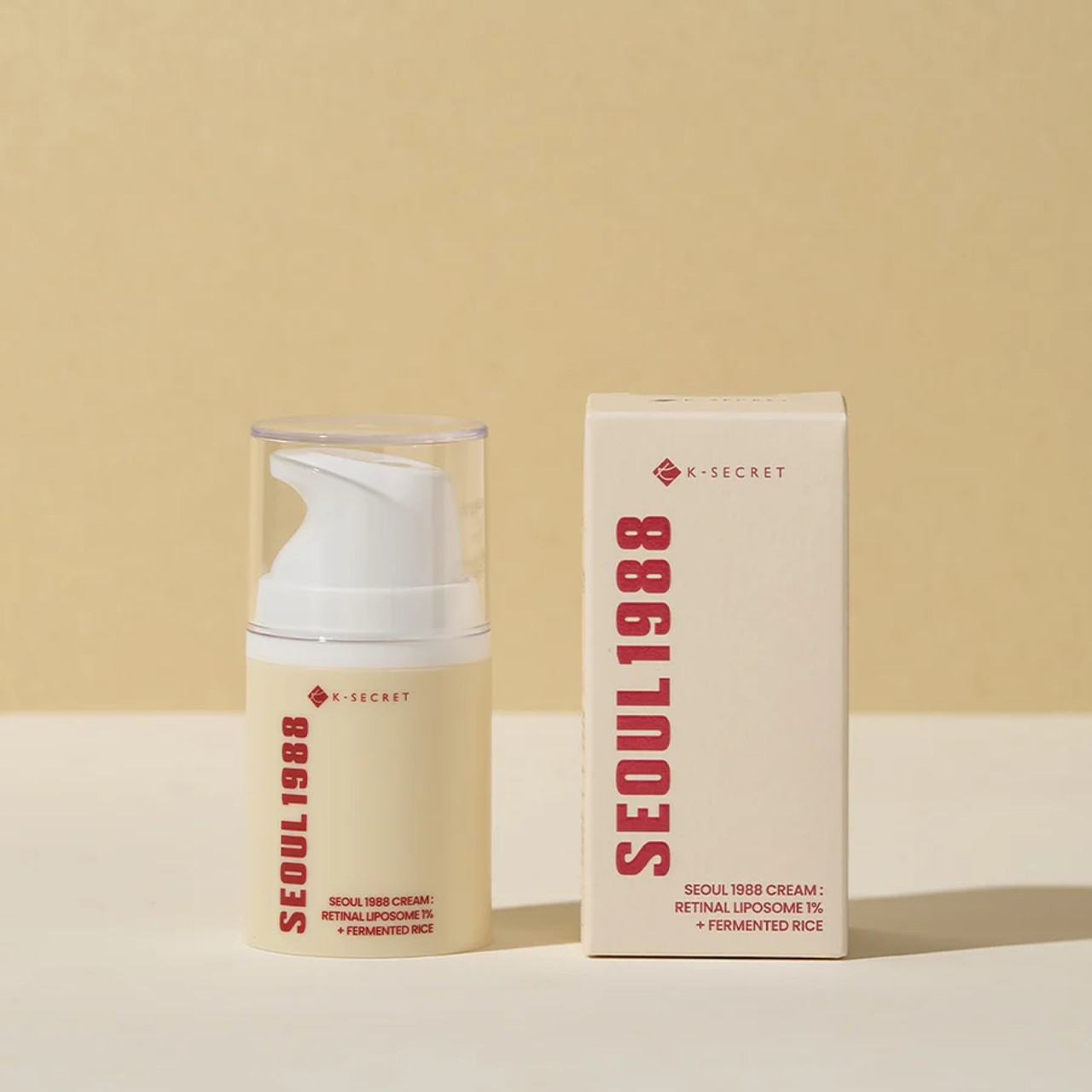 Anti-senėjimo veido kremas "SEOUL 1988 Cream: Retinal Liposome 1% + Fermented Rice"
