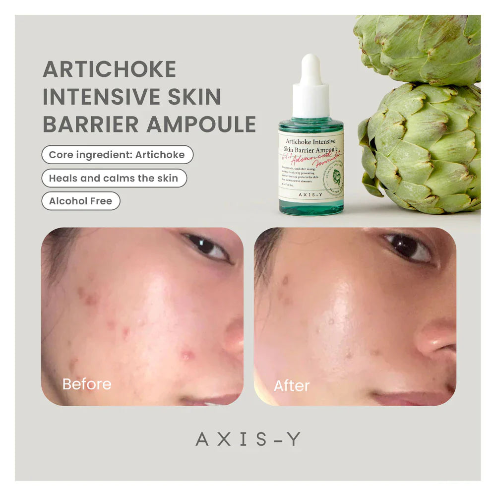 Stiprinantis veido serumas jautriai odai „Artichoke Intensive Skin Barrier Ampoule“