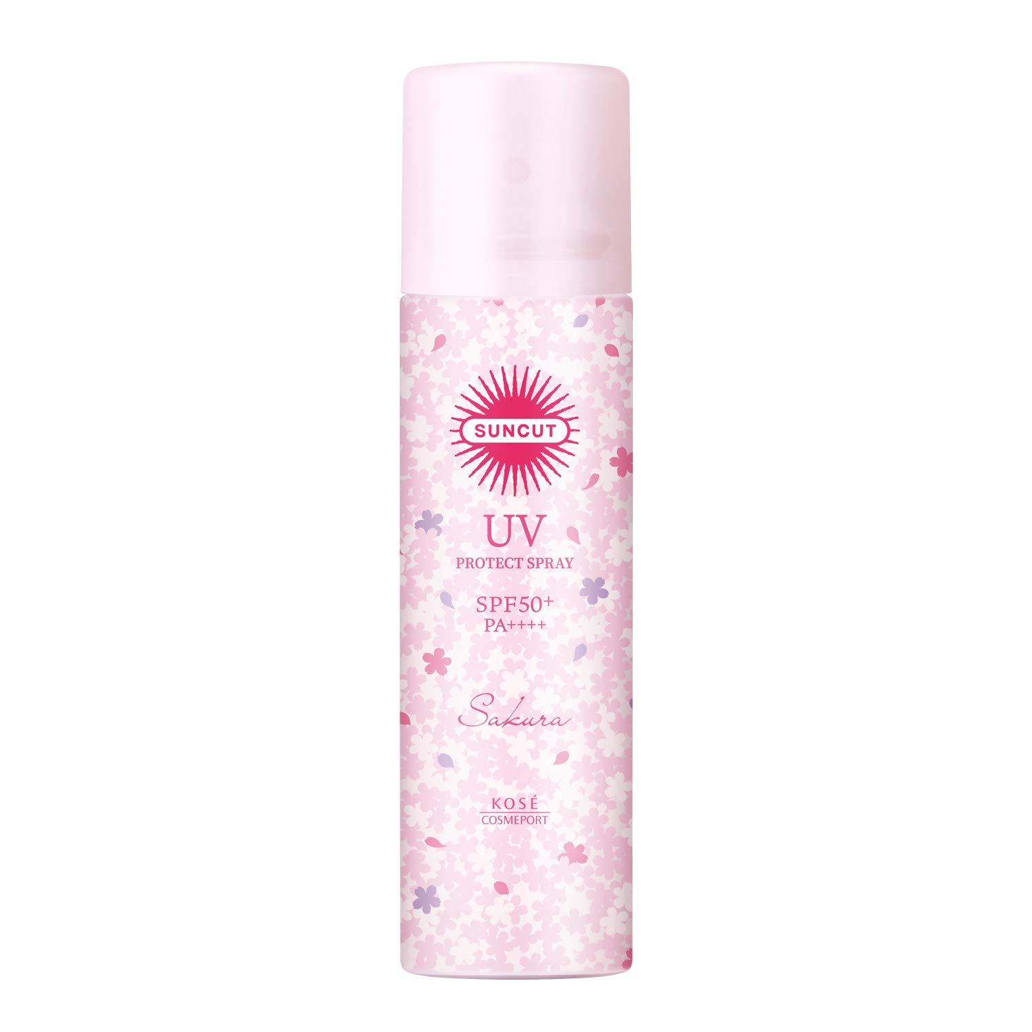 Purškiama apsauga nuo saulės "Kose Suncut UV Protect Spray - Sakura Limited Edition"