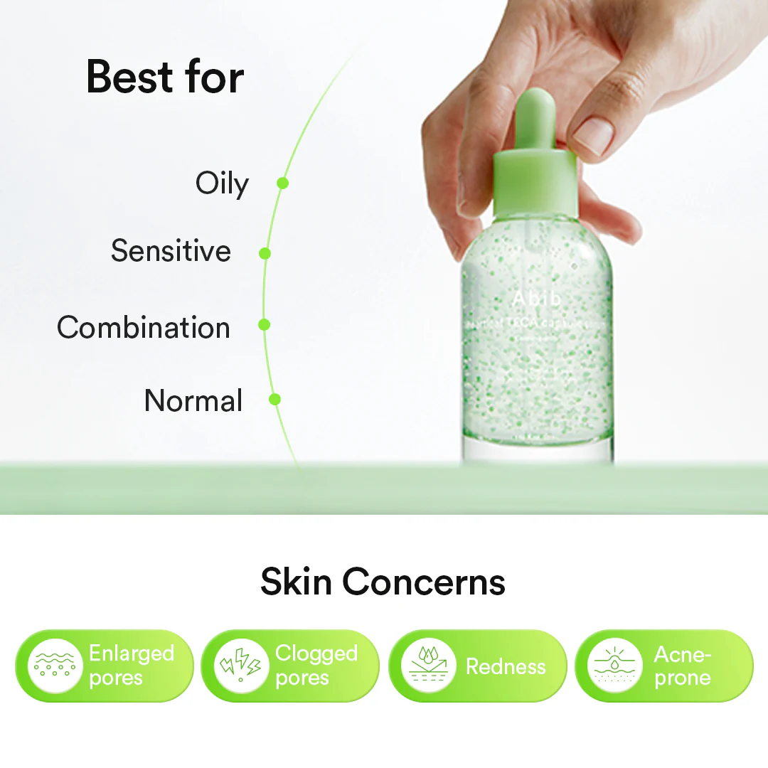 Raminantis veido serumas jautriai odai „Heartleaf TECA Capsule Serum Calming Drop“