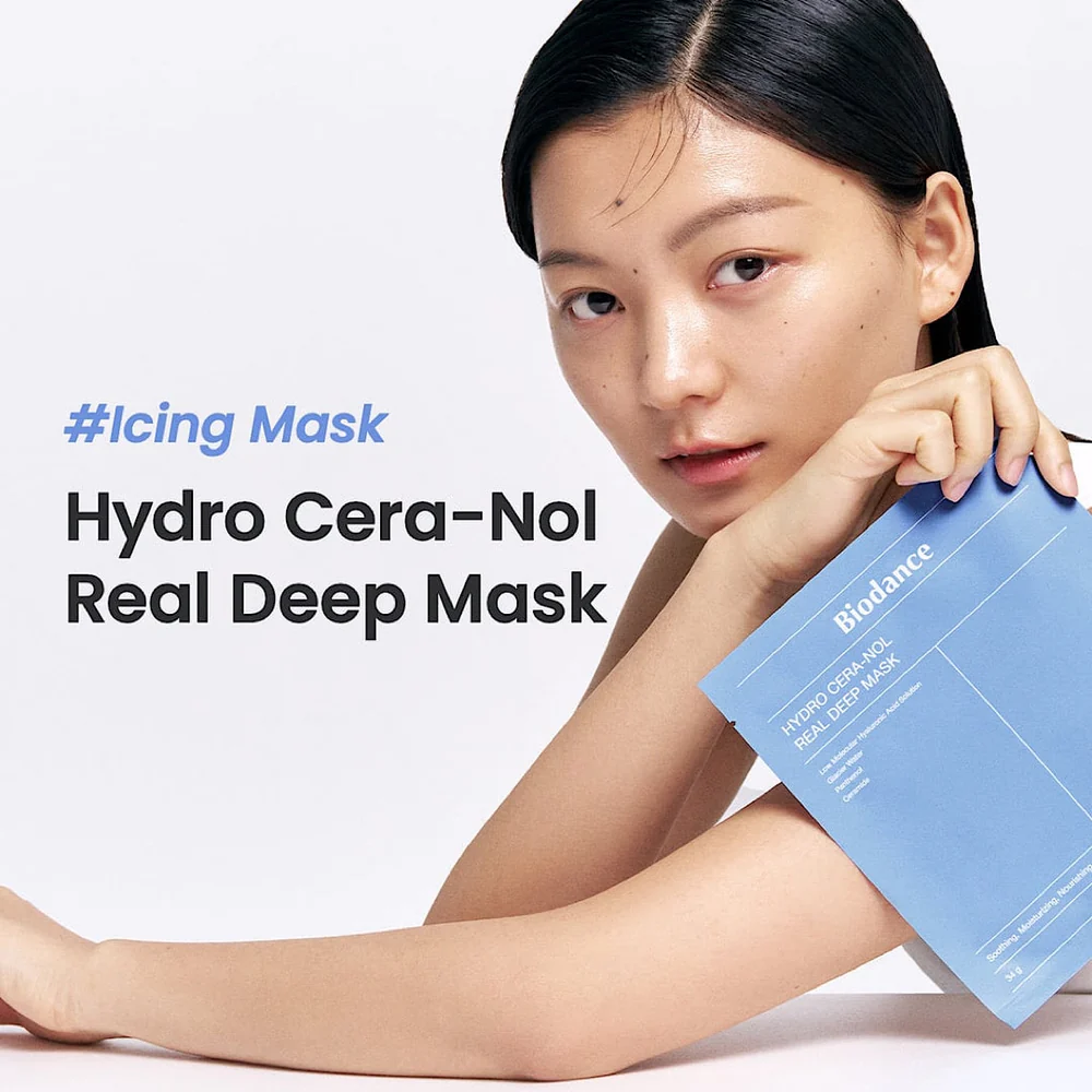 Veido kaukė „Hydro Cera-nol Real Deep Mask“ (1 vnt.)