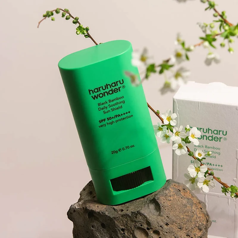 Apsaugos nuo saulės lazdelė  „Black Bamboo Daily Soothing Sun Shield Stick“​