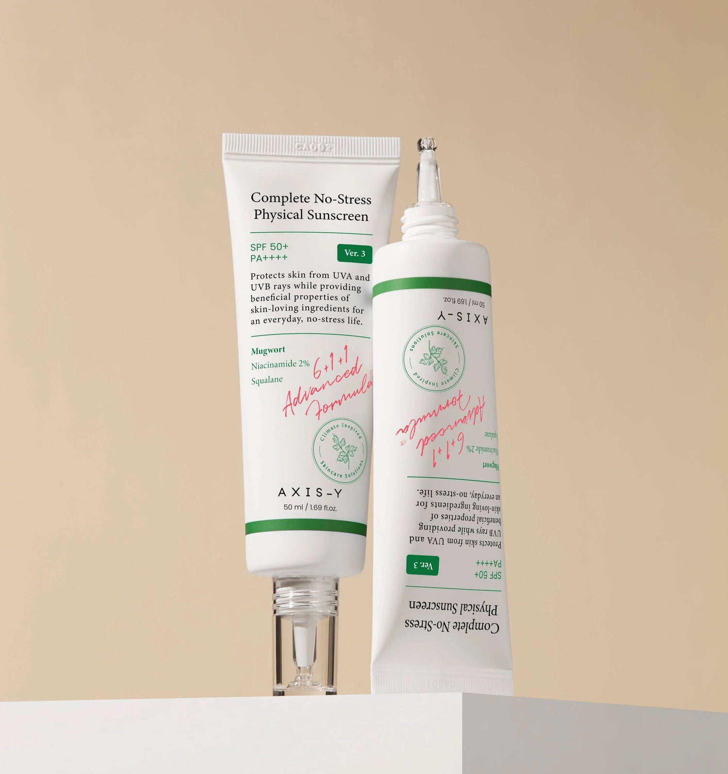 Kremas nuo saulės „Complete No-Stress Physical Sunscreen (V3)“