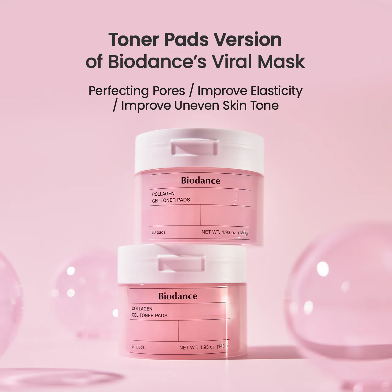 Geliniai toniko padeliai „Collagen Gel Toner Pads“