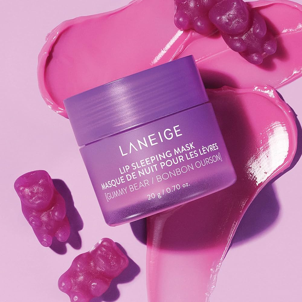 LANEIGE Lip Sleeping Mask Gummy Bear naktinė lūpų kaukė (20 g)