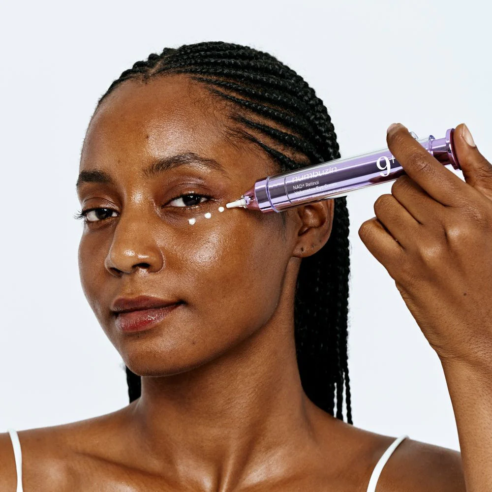 numbuzin No.9 NAD+ Retinol Volumetox Eye Cream paakių kremas su NAD+, retinoliu ir peptidais (10 ml)