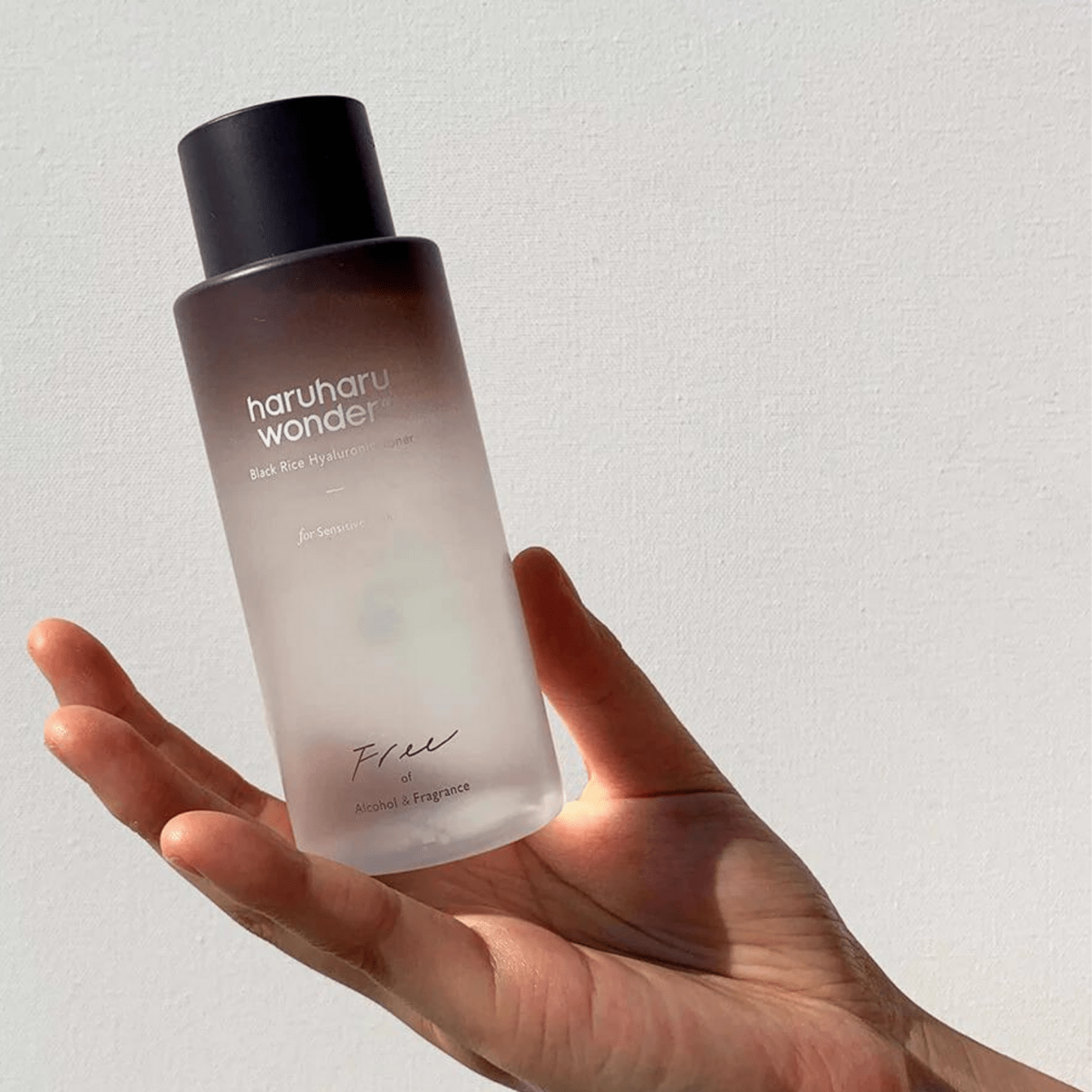 Veido tonikas haruharu wonder Black Rice Hyaluronic Toner Fragrance Free – bekvapis drėkinamasis toneris (150 ml)