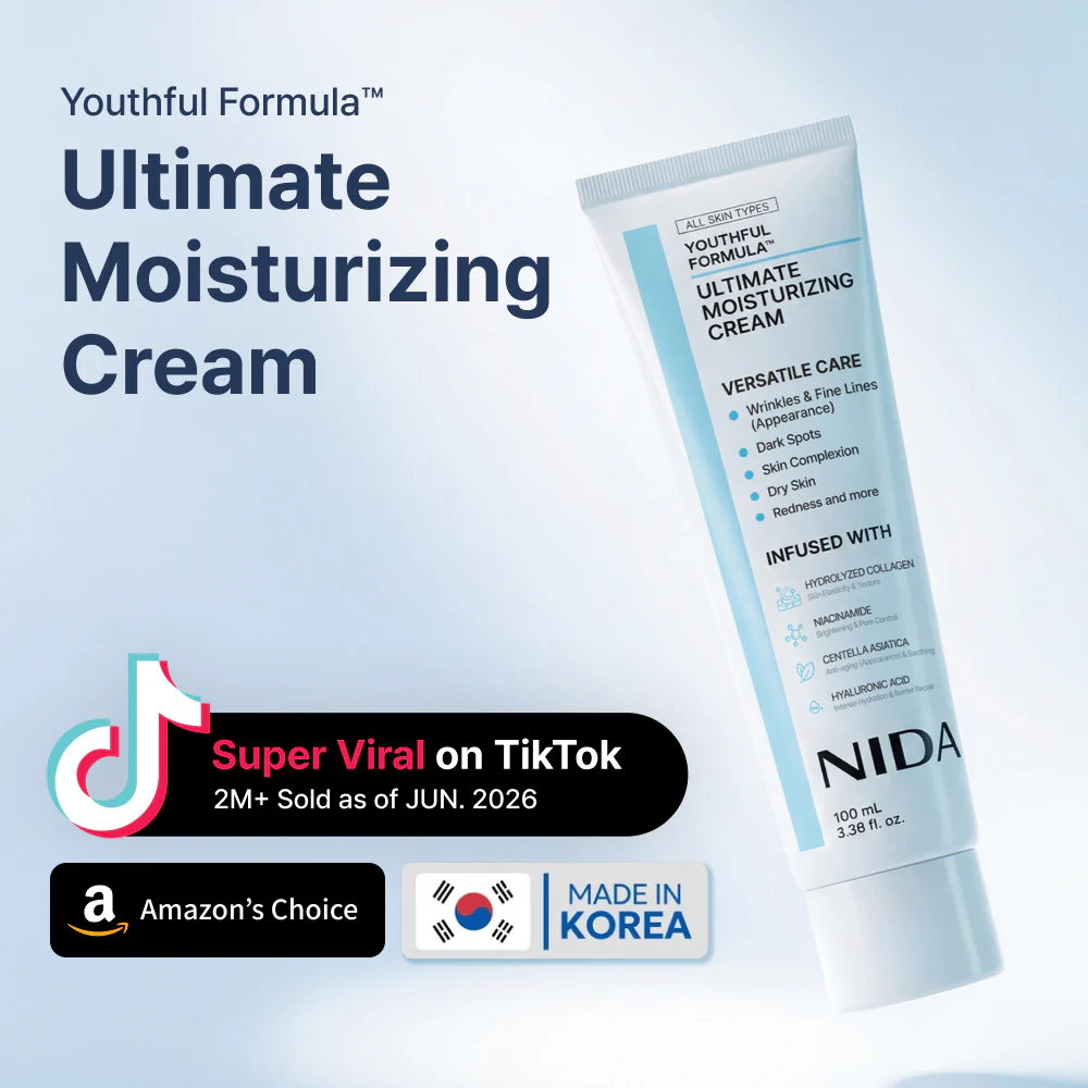 NIDA Youthful Formula Ultimate Moisturizing Cream intensyviai drėkinantis veido kremas (50 ml)