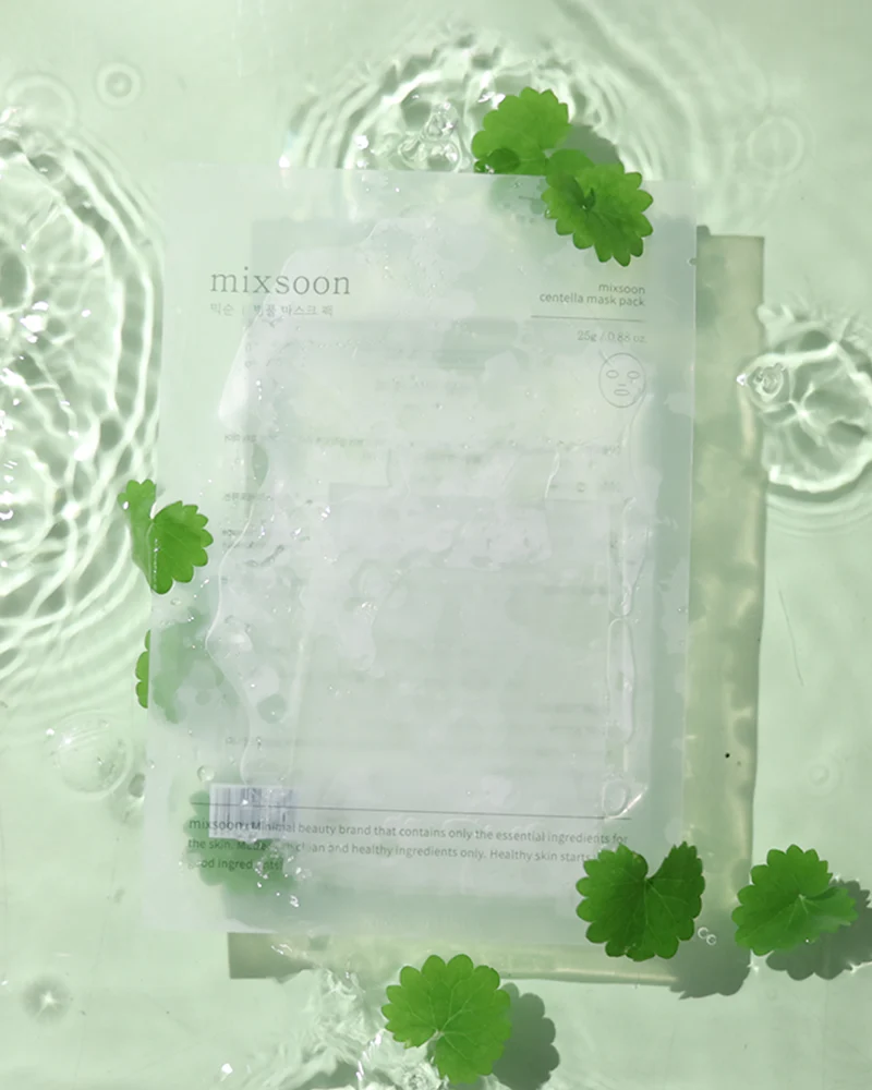 Veido kaukė mixsoon Centella Mask – raminanti lakštinė kaukė (25 g)