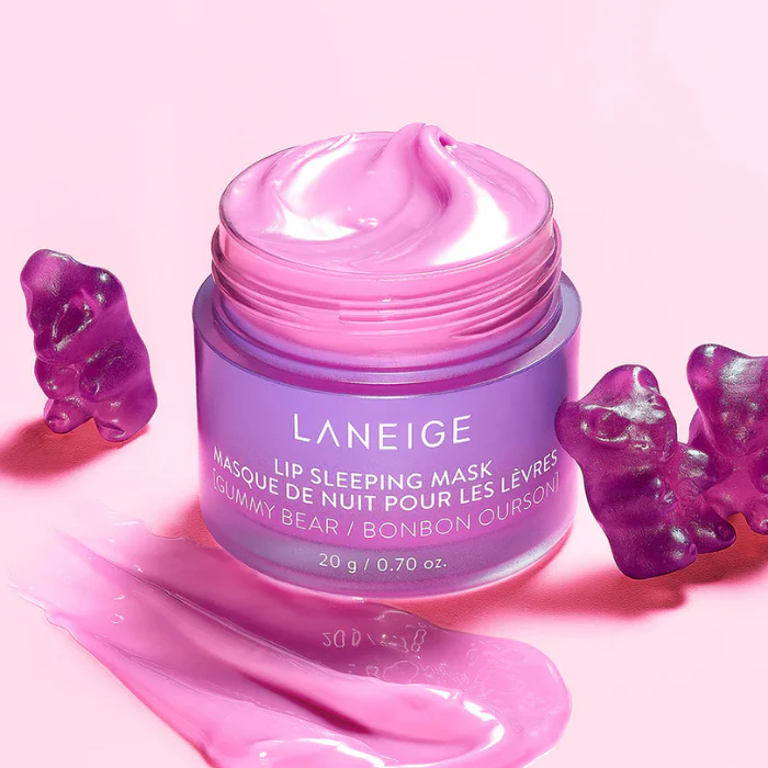 LANEIGE Lip Sleeping Mask Gummy Bear naktinė lūpų kaukė (20 g)