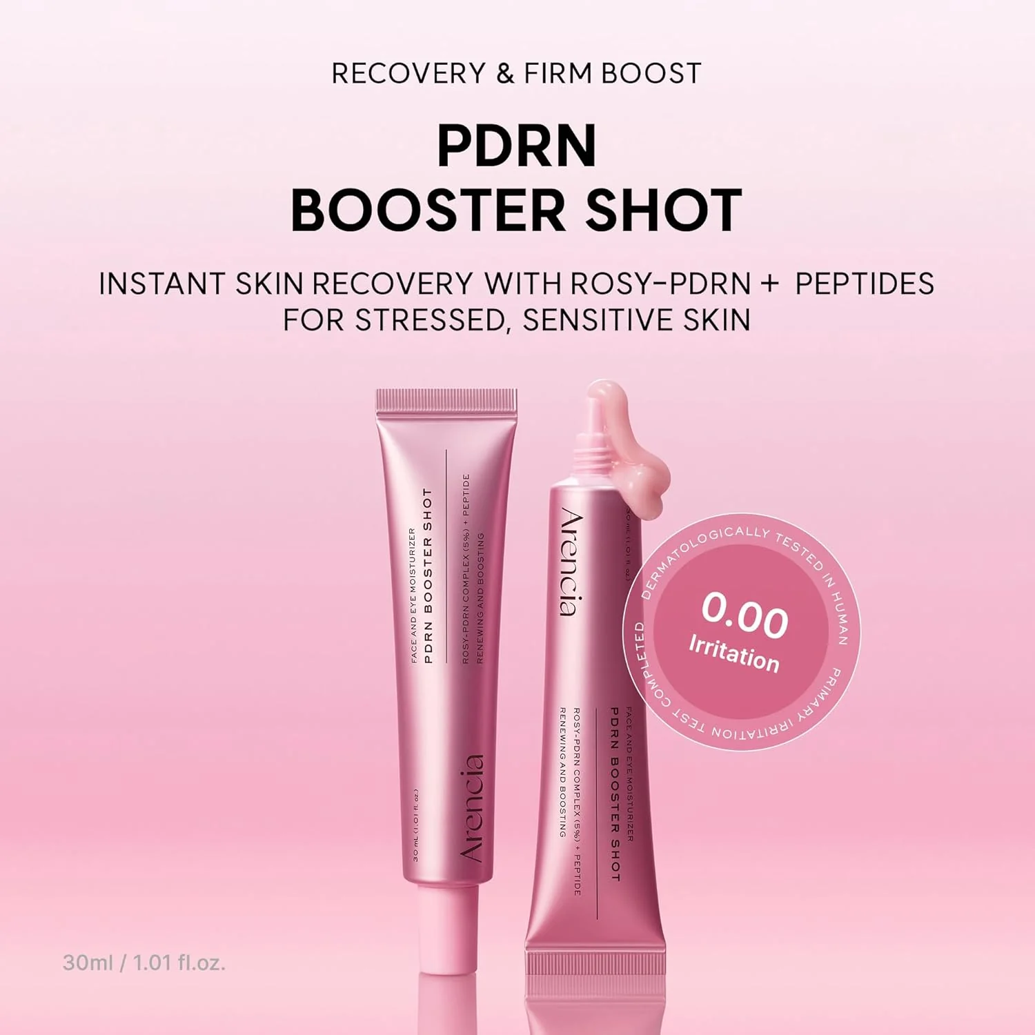 Arencia PDRN Booster Shot veido kremas su PDRN, peptidais ir hialurono rūgštimi (30 ml)