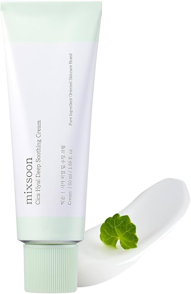 Veido kremas mixsoon Cica Hyal Deep Soothing Cream – raminamasis gelinis kremas (50 ml)