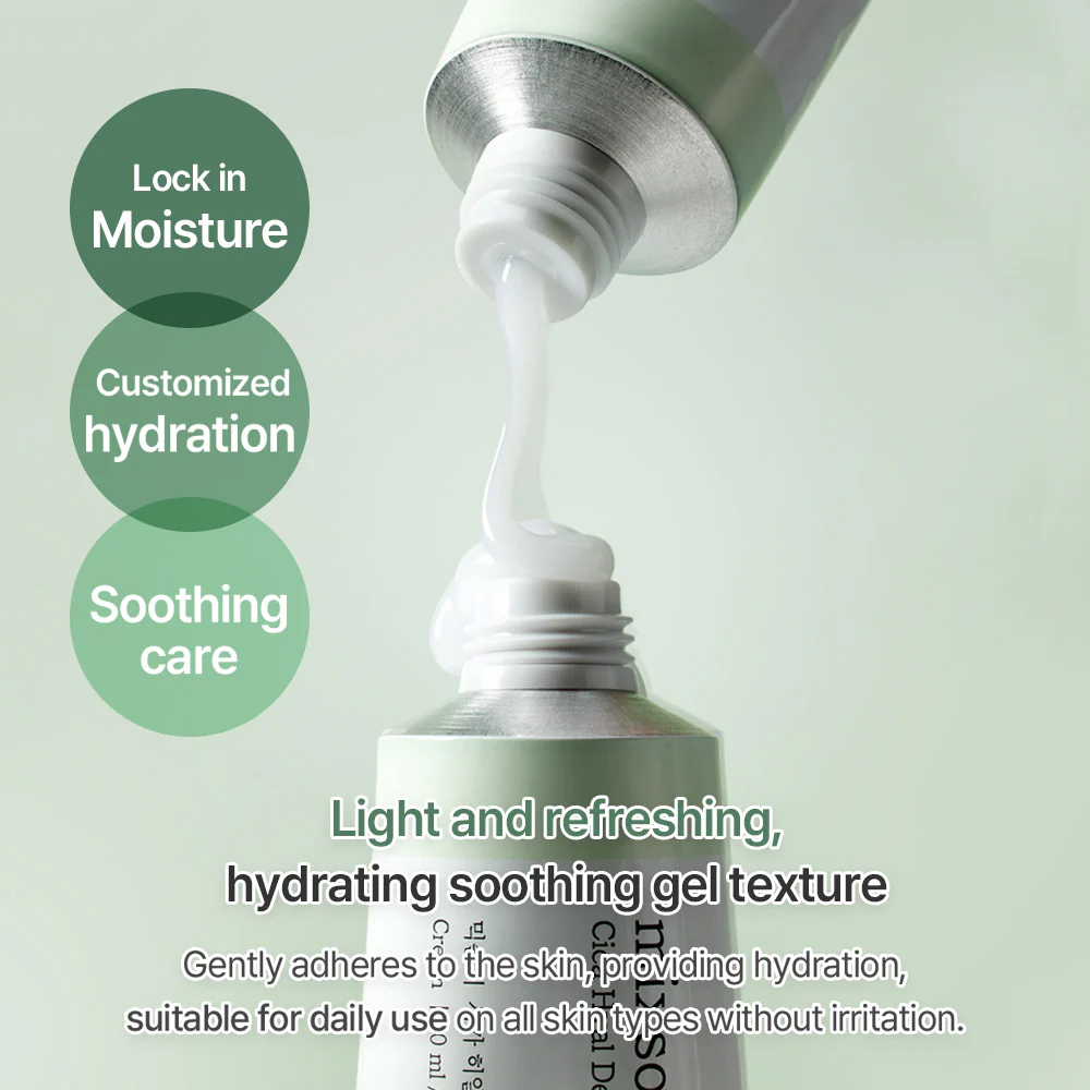 Veido kremas mixsoon Cica Hyal Deep Soothing Cream – raminamasis gelinis kremas (50 ml)