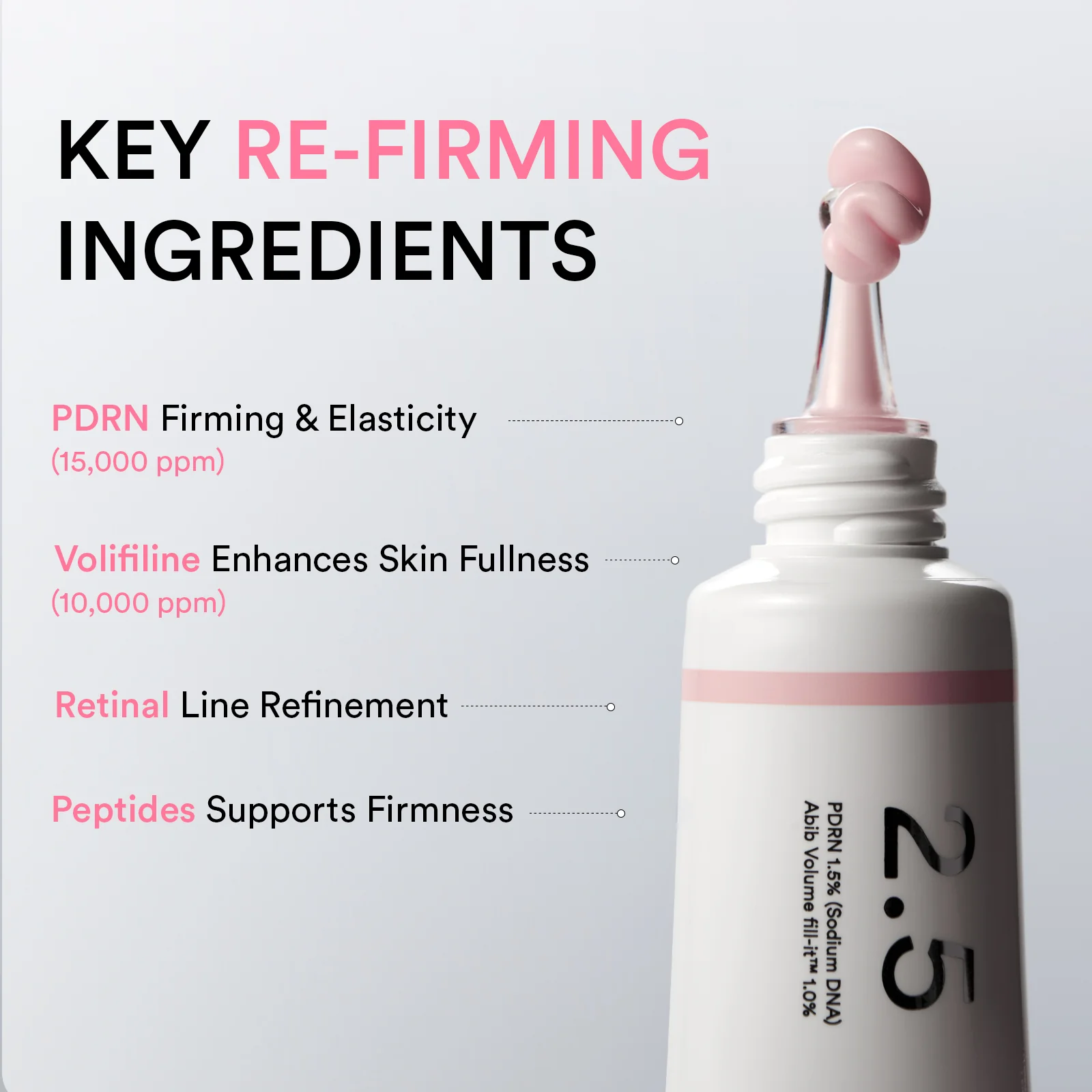 Abib PDRN Volume Fill-it Booster Crème 2.5 veido kremas su PDRN, retinaliu ir peptidais (50 ml)