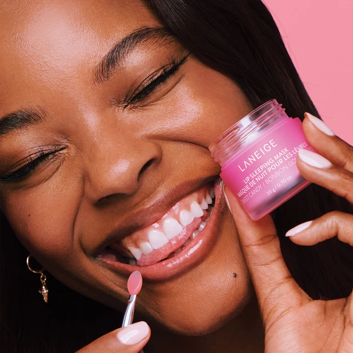 LANEIGE Lip Sleeping Mask Sweet Candy naktinė lūpų kaukė (20 g)