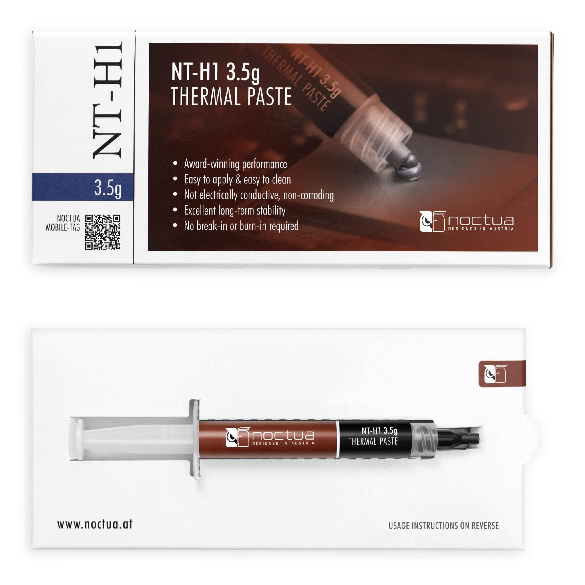 Noctua NT-H1 CPU/GPU Thermal Paste 3.5g Tube - NT-H1