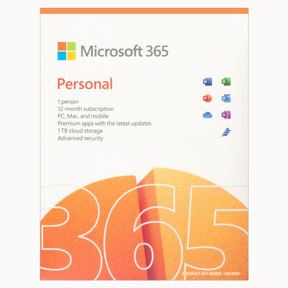 Microsoft 365 Personal 1 Year Subscription - Digital Download License Key