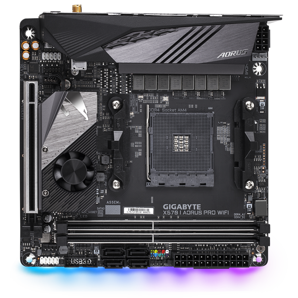 Gigabyte Aorus X570 ITX Pro Wifi Motherboard AMD AM4 - GA-X570-I-AORUS-PRO-WIFI