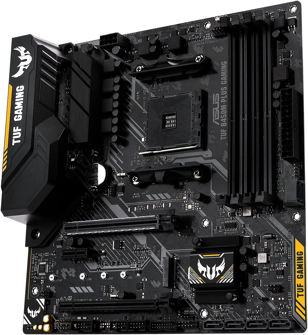Asus TUF Gaming B450M Pro S AM4 Micro-ATX Motherboard - TUF-GAMING-B450M-PRO-S