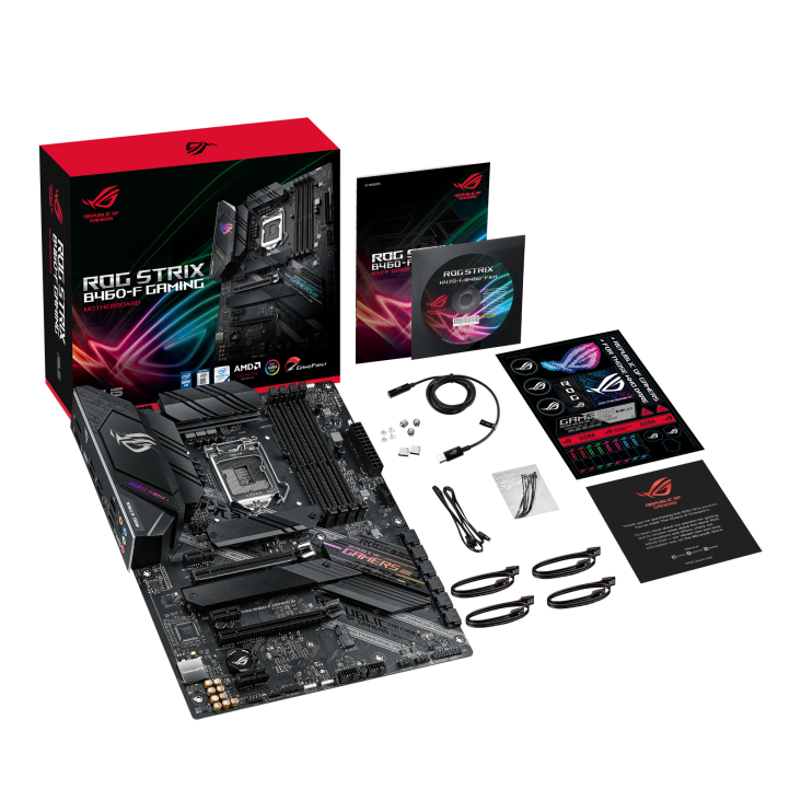 Asus ROG Strix B460-F Gaming AM4 ATX Motherboard - ROG-STRIX-B460-F-GAMING