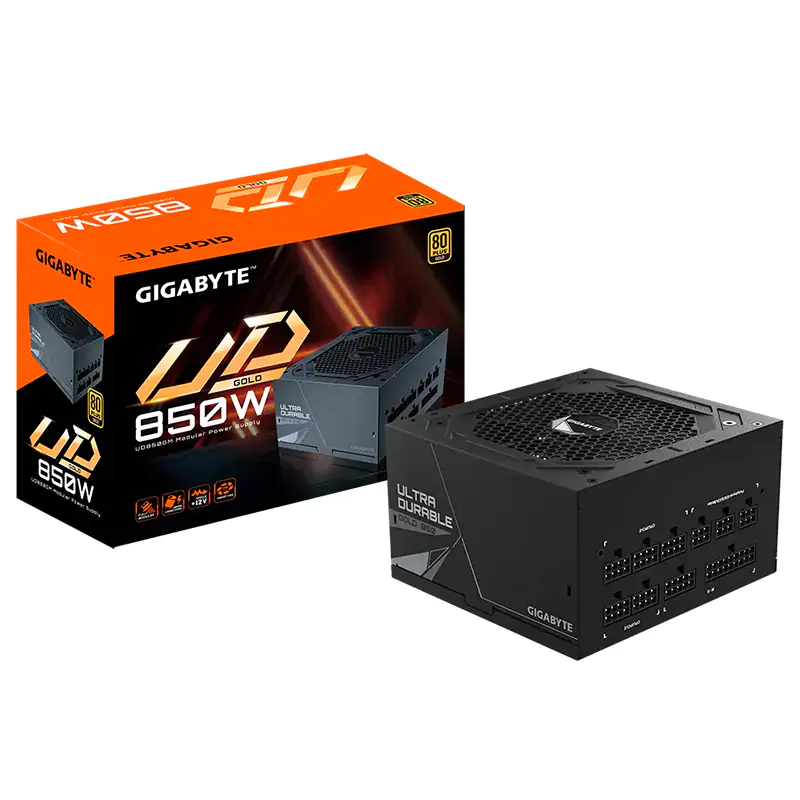 Gigabyte 850W Ultra Durable 80+ Gold Fully Modular Gaming Grade Power Supply - GP-UD850GM