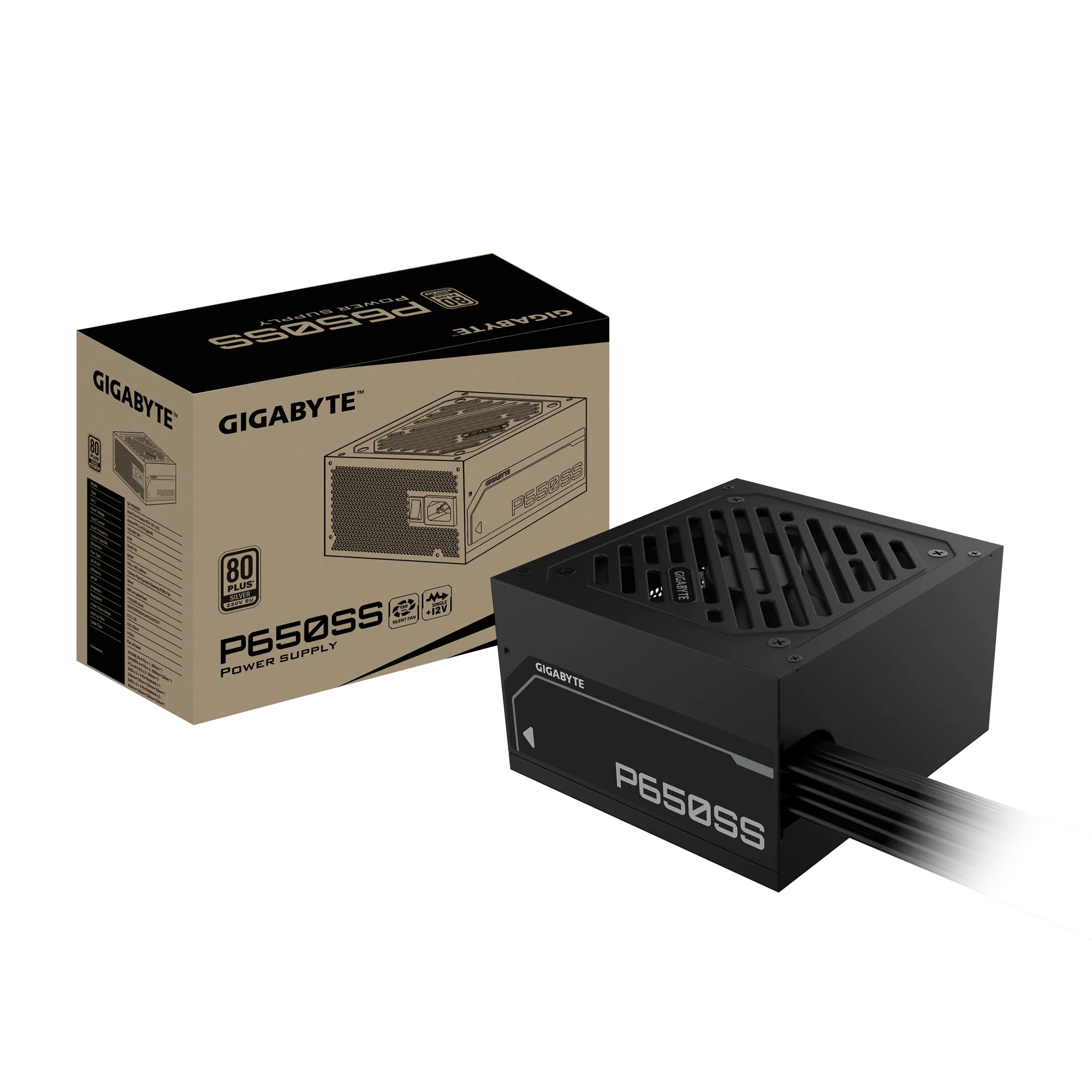 Gigabyte GP-P650SS 650W 80+ Silver ATX 3.0 Power Supply