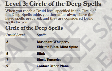 Circle of the Deep: A Druid Subclass (PDF)