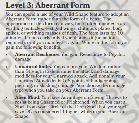 Circle of the Deep: A Druid Subclass (PDF)