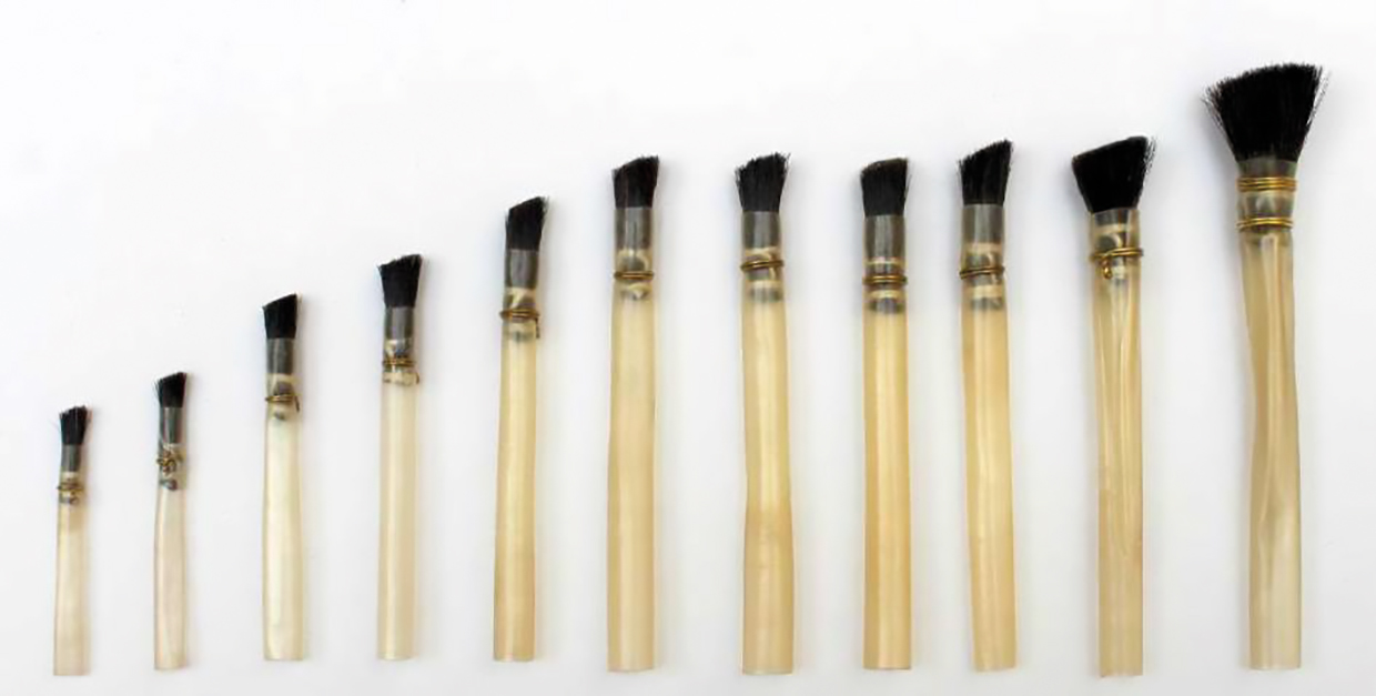 Pennelli Stippler manico legno