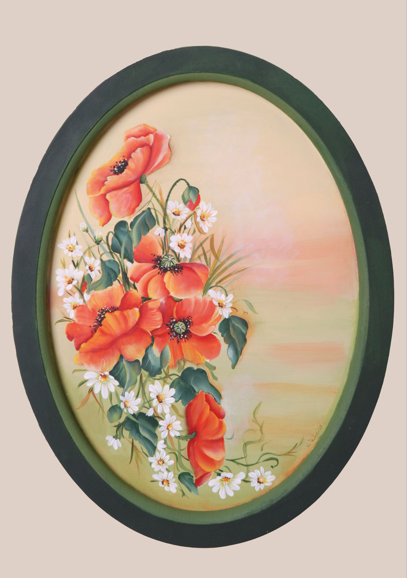 Poppies and daisies