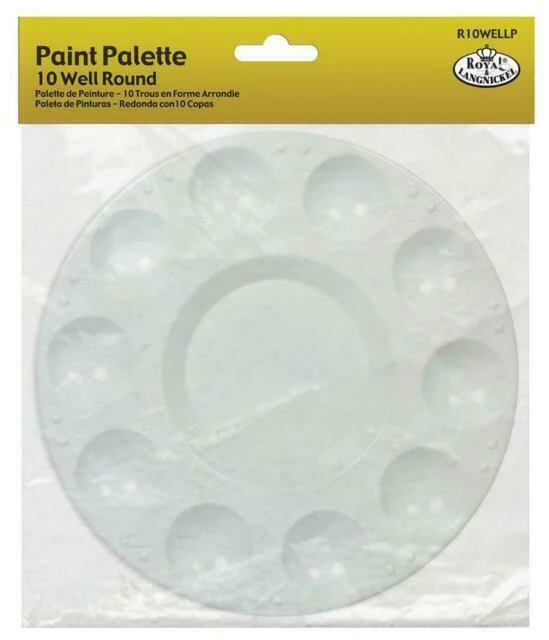 Paint palette 10 Well round 