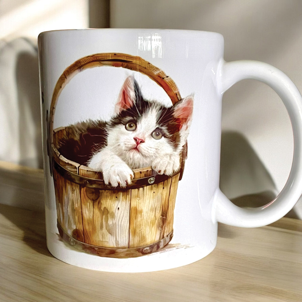 Custom Ceramic Mug with Double-sided Sublimation Printing