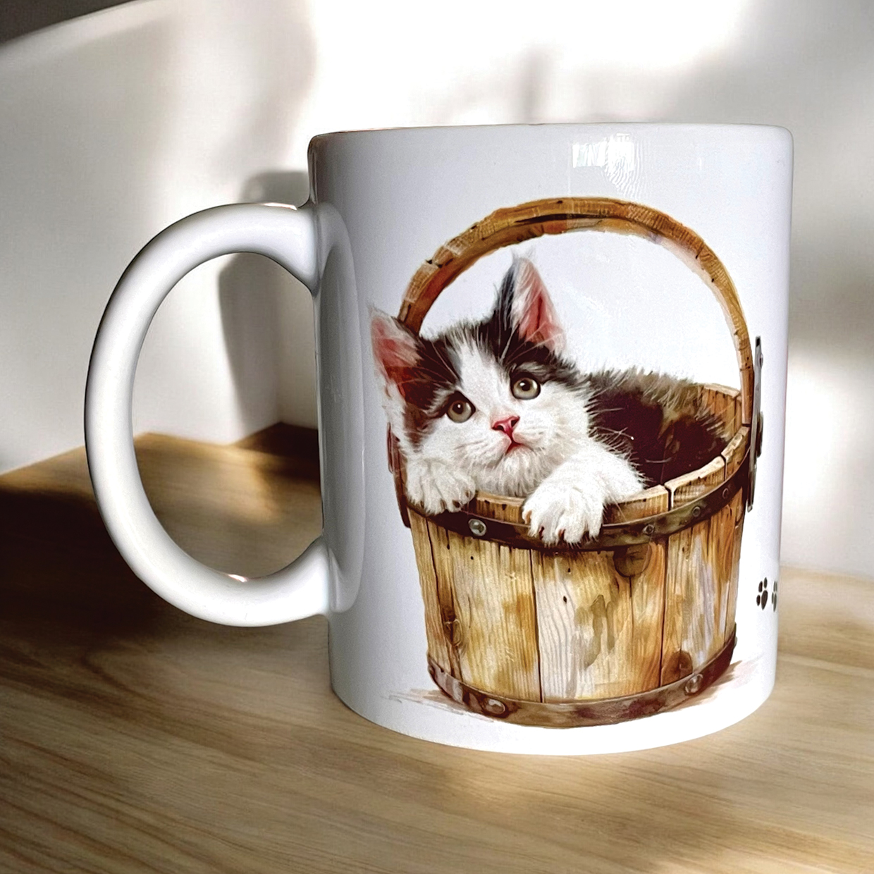 Custom Ceramic Mug with Double-sided Sublimation Printing