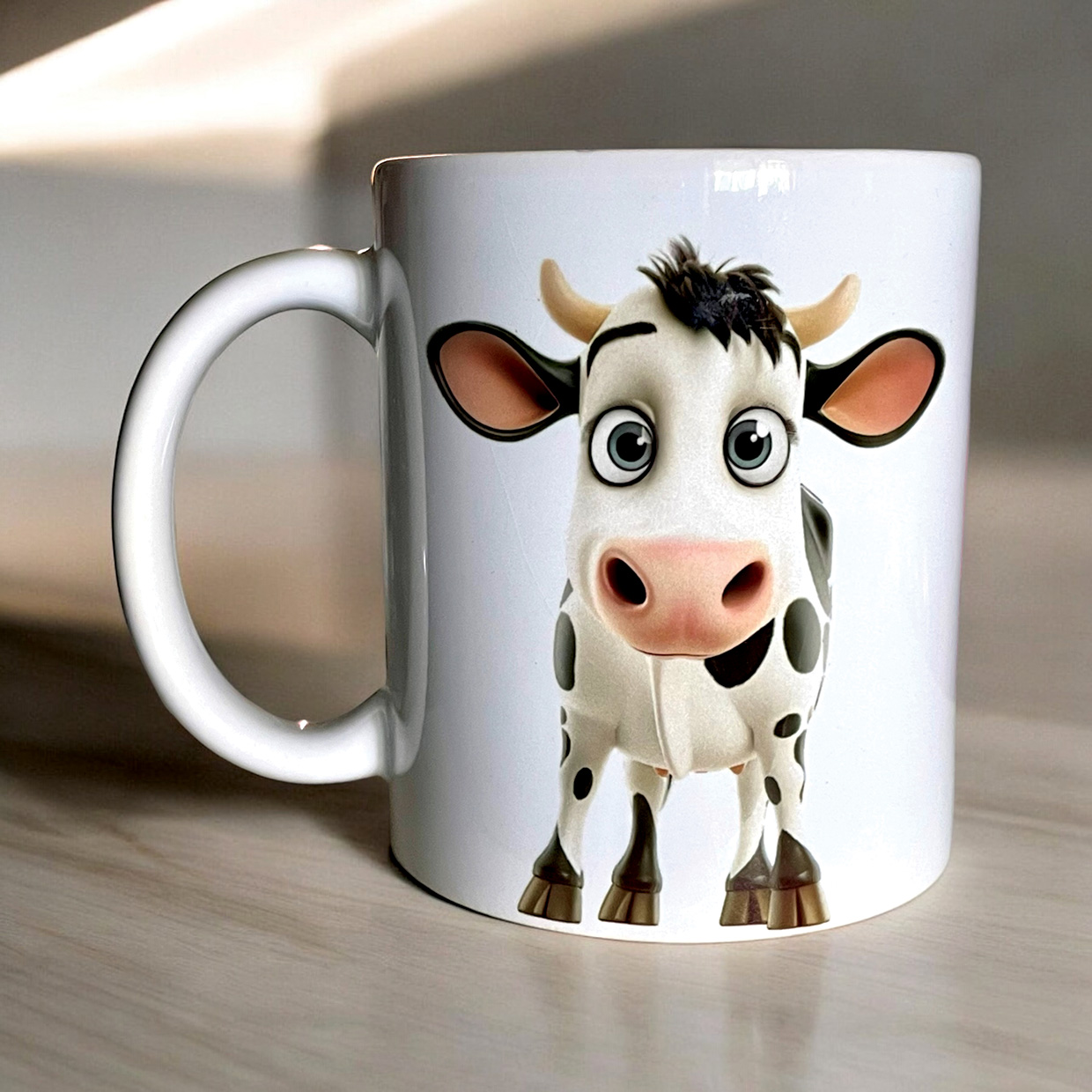 Custom Ceramic Mug with Double-sided Sublimation Printing