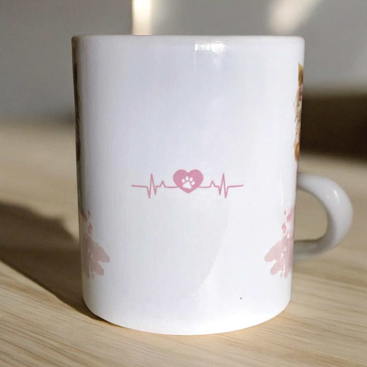 Tazza in ceramica personalizzata con stampa a sublimazione fronte retro