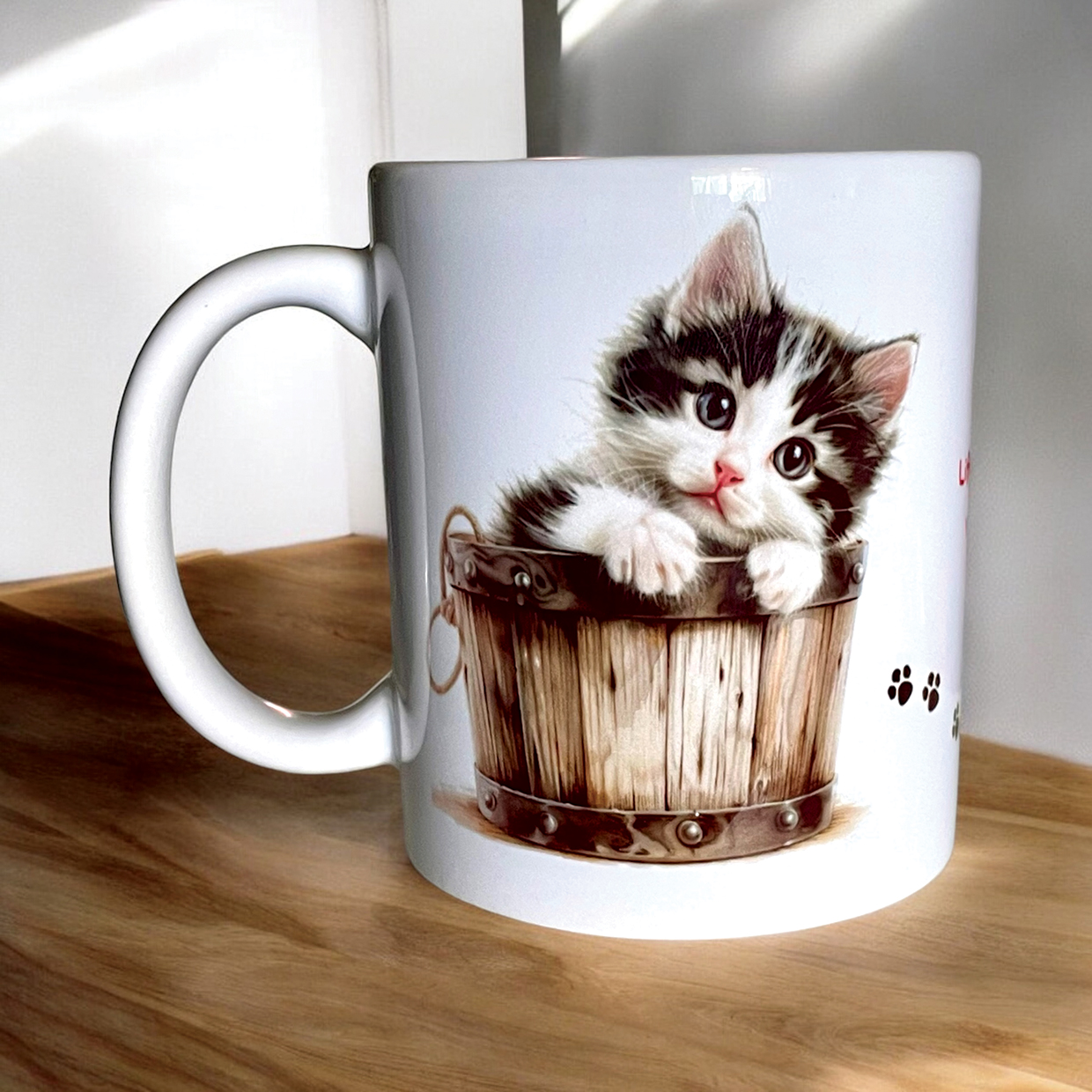 Tazza in ceramica personalizzata con stampa a sublimazione fronte retro
