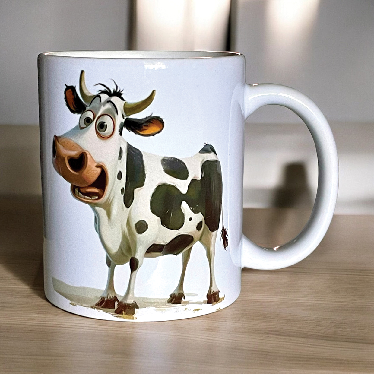 Tazza in ceramica personalizzata con stampa a doppia parete e a sublimazione posteriore