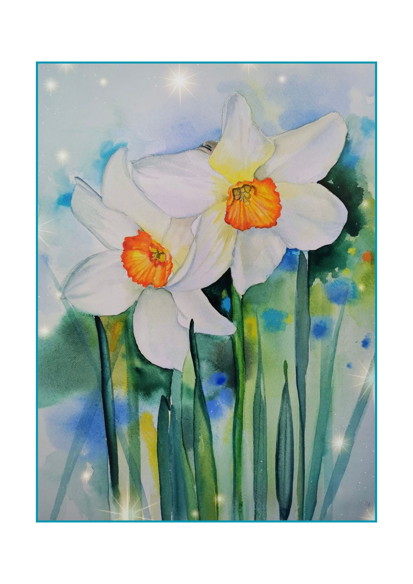White Daffodils