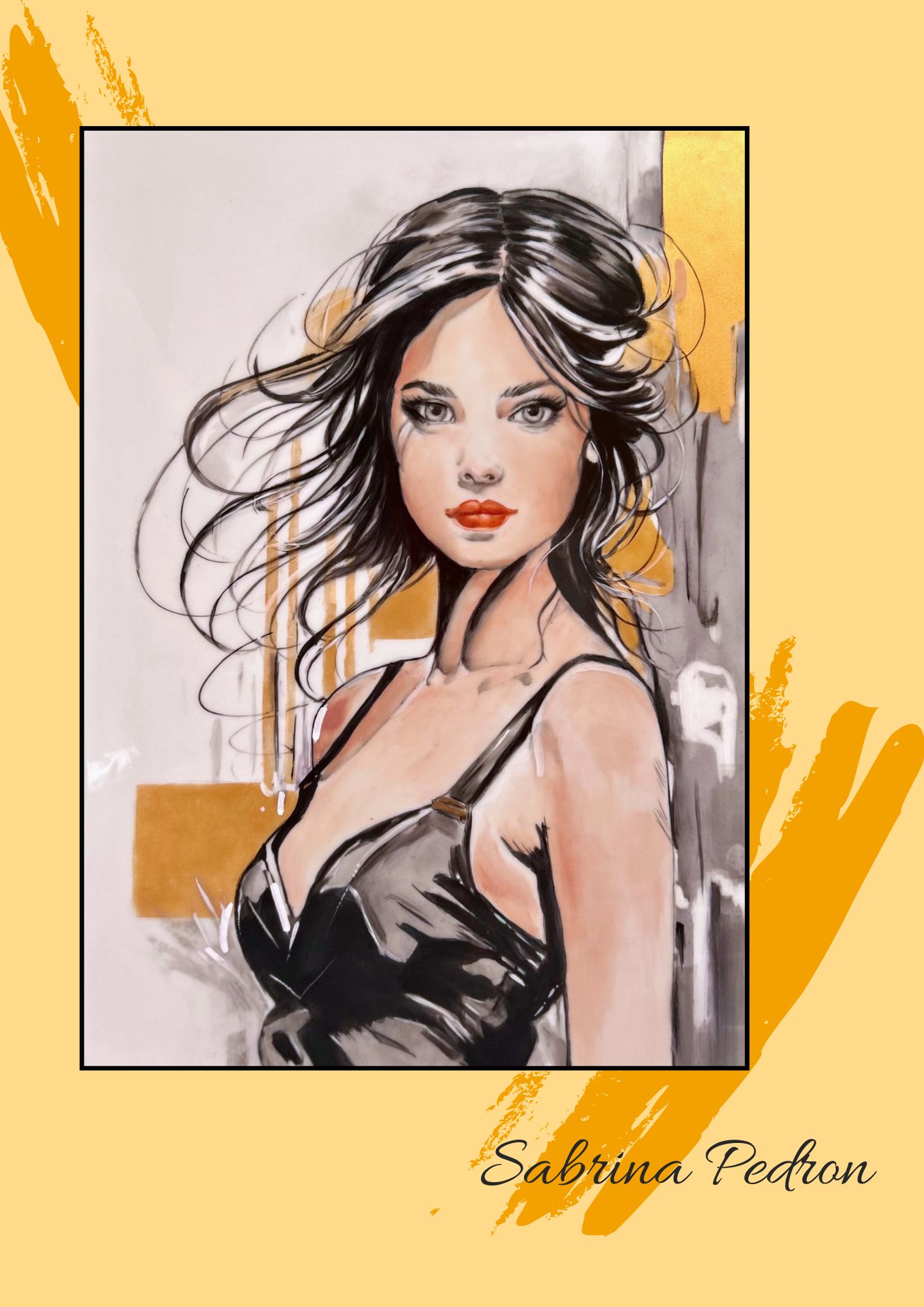 Girl with gold