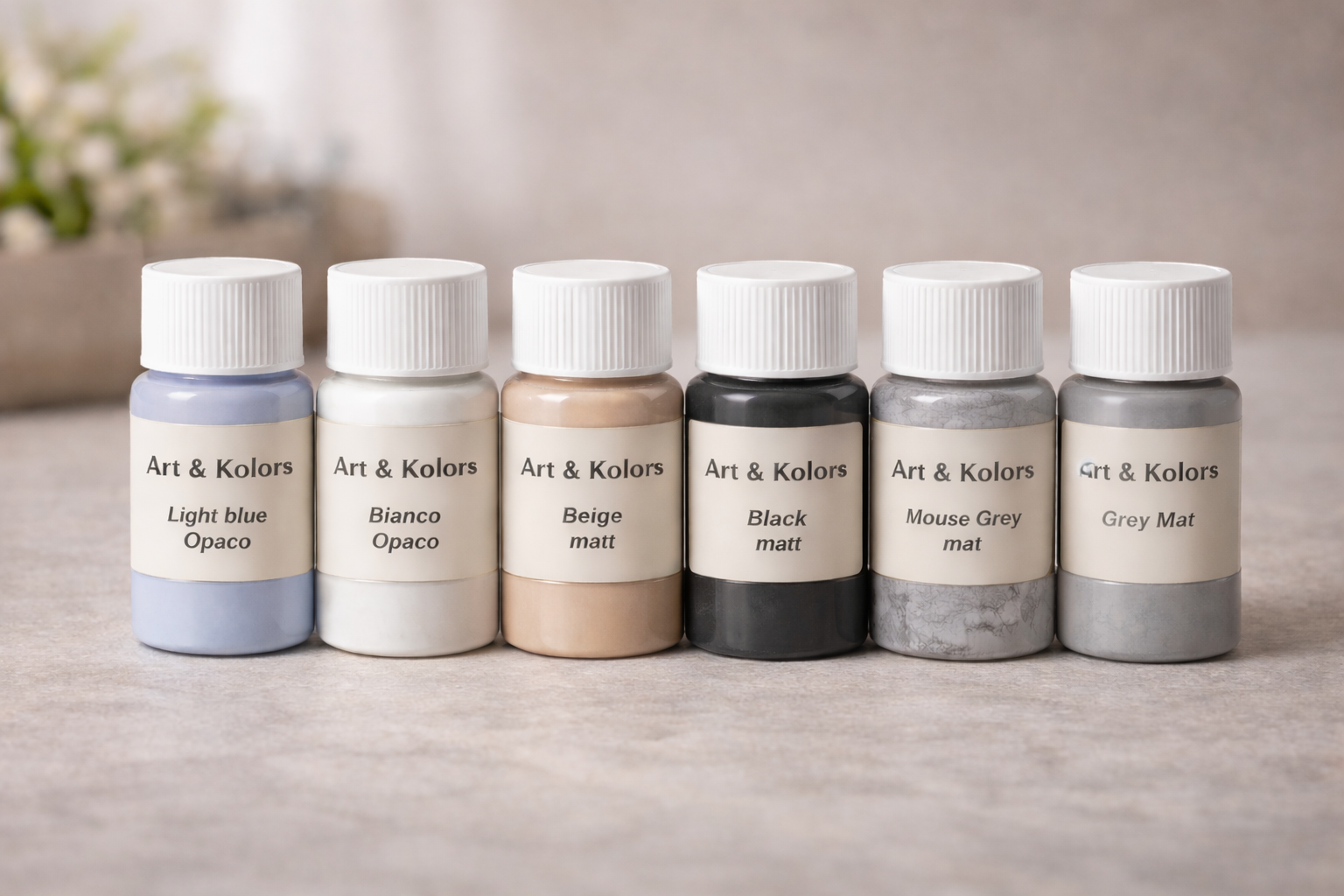 Kit 6 colori opachi per terzo fuoco