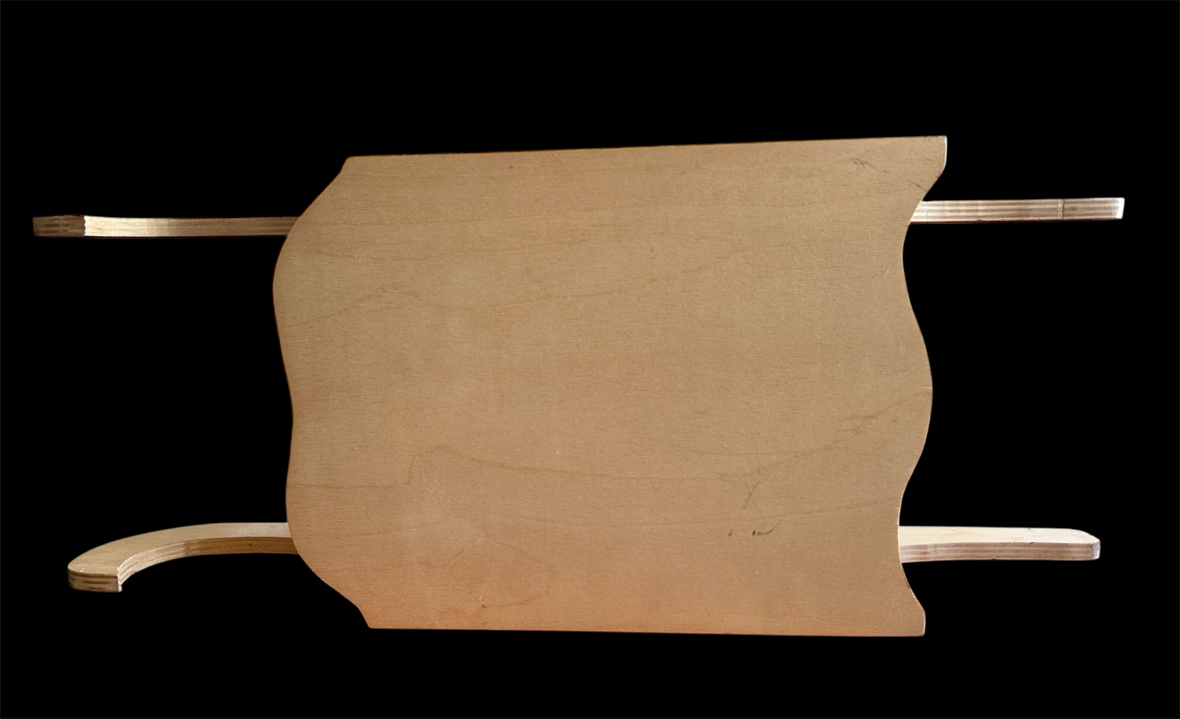 Slitta in legno 