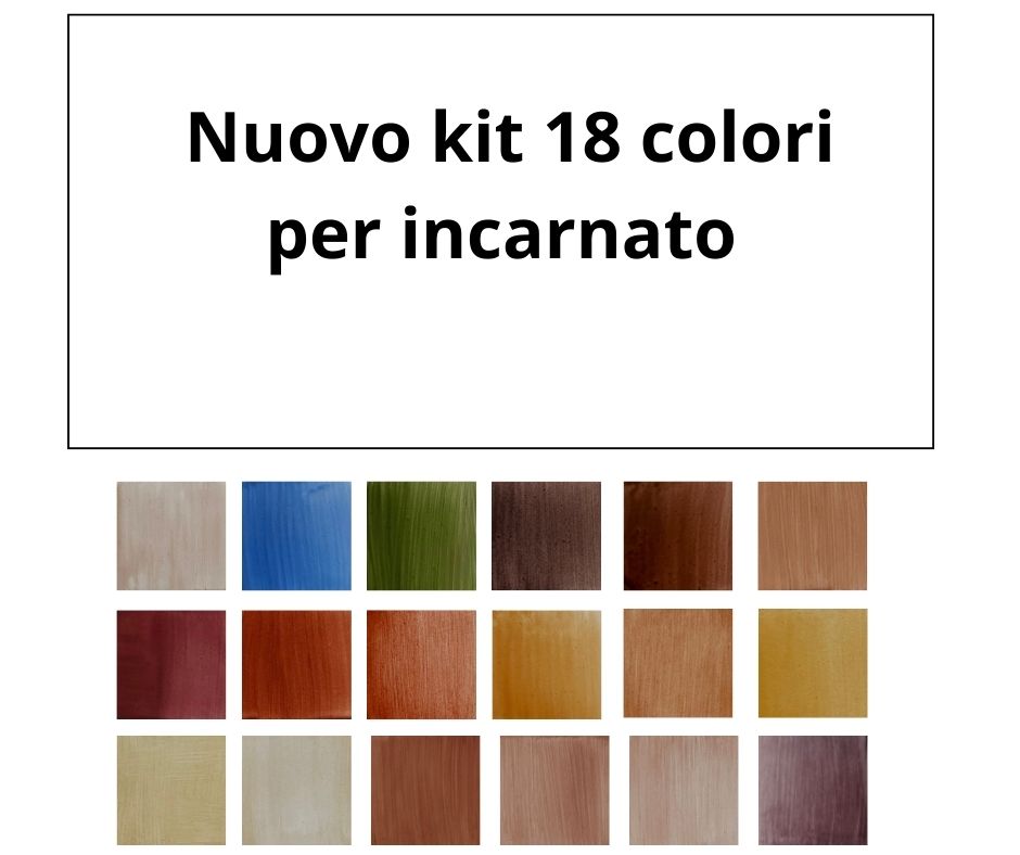 Nuovo kit per incarnato 18 colori