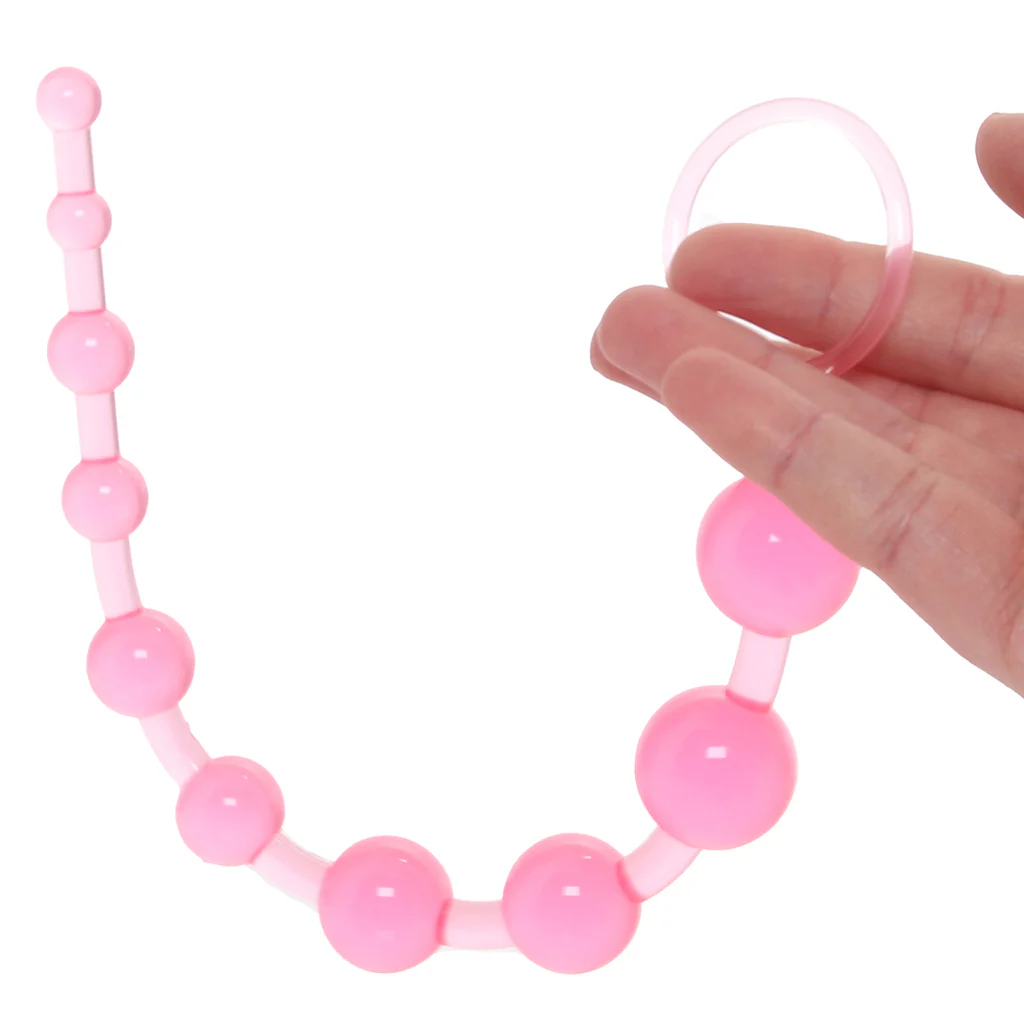 X-10 Anal Beads in Pink