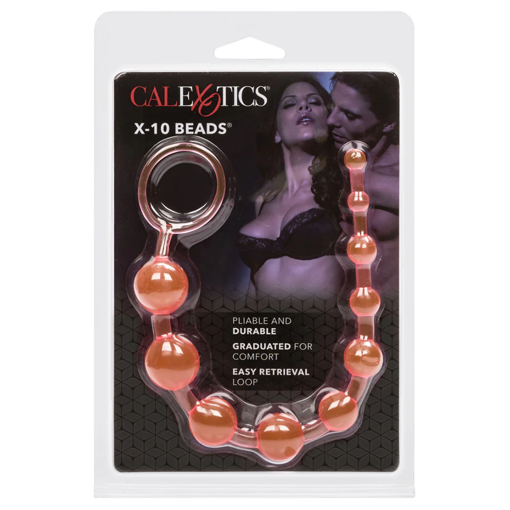 X-10 Anal Beads in Pink