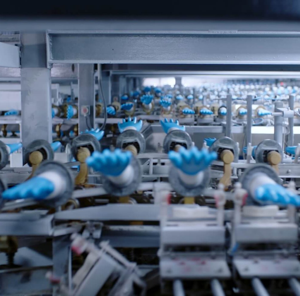 Blue Nitrile Gloves Making Machine